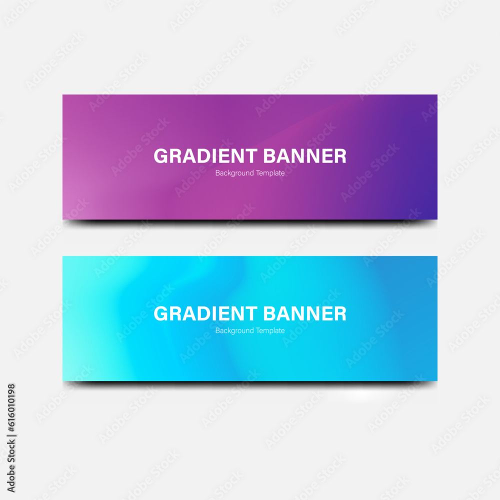 vector abstract gradient background banner template vector abstract gradient background banner template