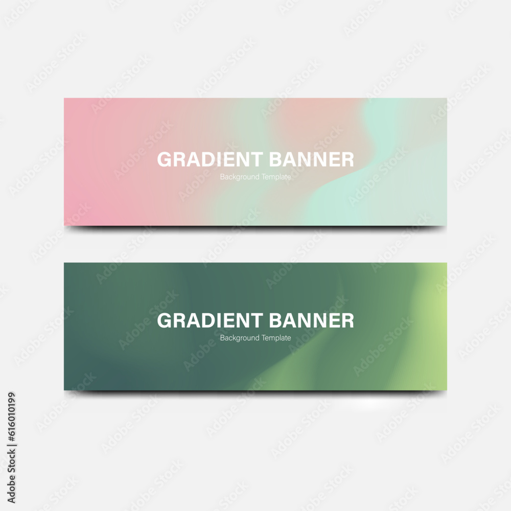 vector abstract gradient background banner template vector abstract gradient background banner template