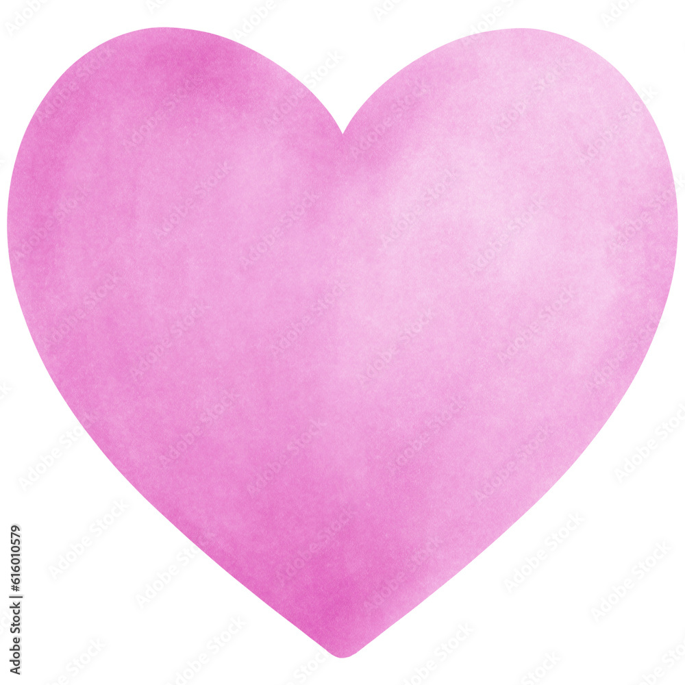 Heart Paint Watercolor Element
