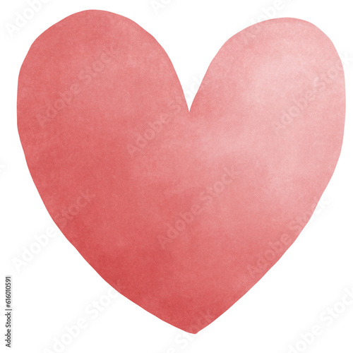 Heart Paint Watercolor Element