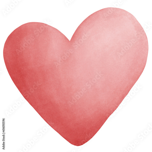 Heart Paint Watercolor Element