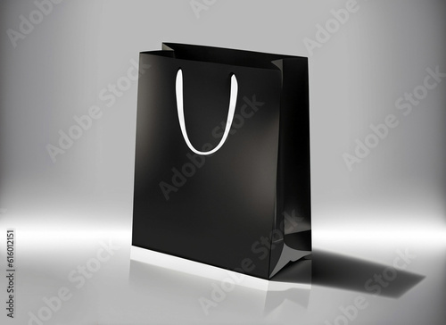 black shopping bag