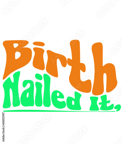 Retro Baby T-shirt Design, Vector
