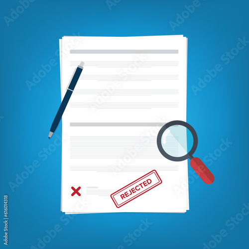 Rejected document.