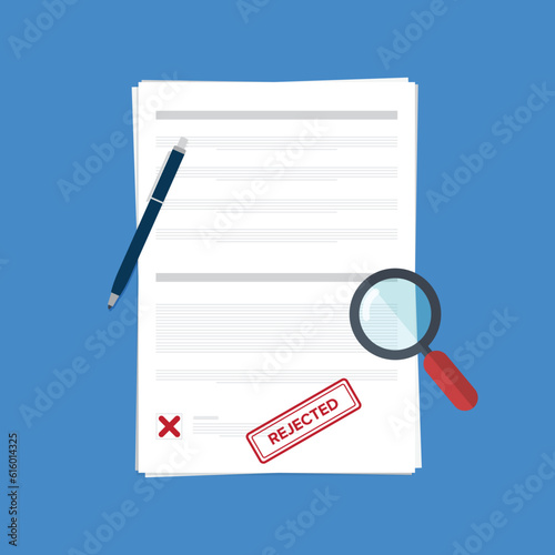Rejected document.