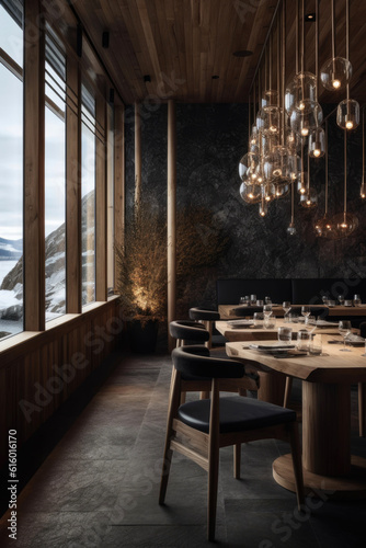 Modern interior space of a ...