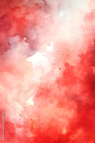 abstract watercolor background red