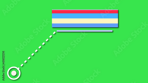 Call out title action hud, Colorful simple minimalistic lower third animation. Empty lower third for custom messages text animated ready to use. simple lower third vanishing title strap infographic.