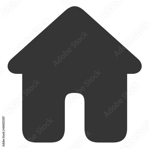 home icon ホームアイコン ver.2 塗り
