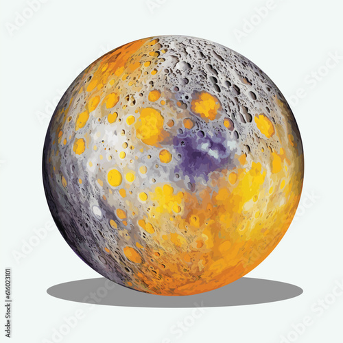 vector mercury cartoon style
