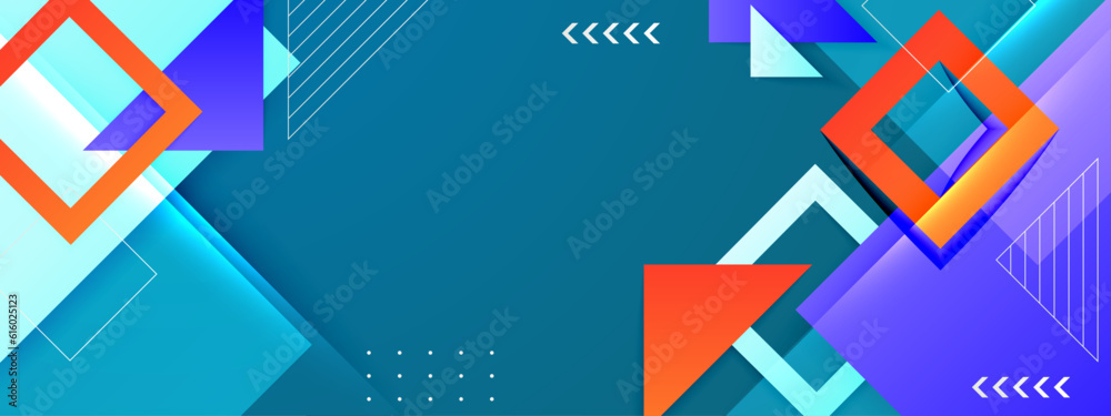 Memphis vector abstract banner concept Memphis vector abstract banner concept