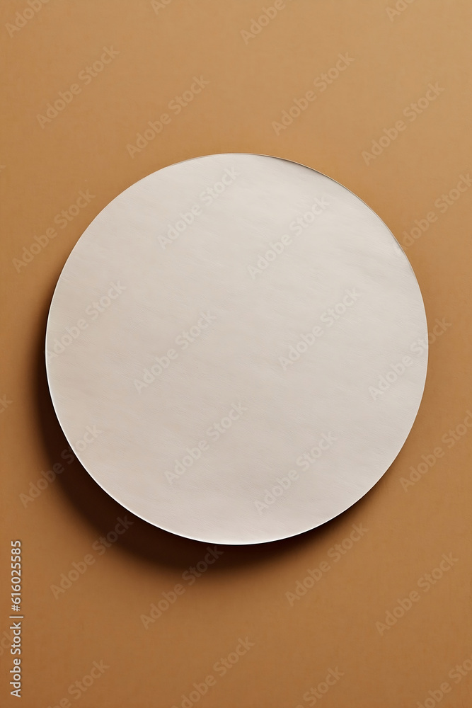 The layout is a white round paper sticker. The layout is a white round paper sticker.