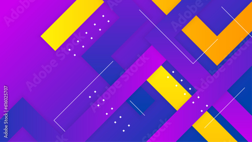 Geometric shapes background in flat design