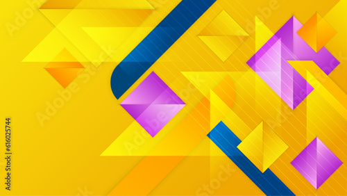 Modern abstract background with colorful geometric shapes
