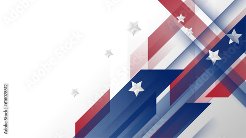 Vector independence day background with copy space area suitable to place text about american day