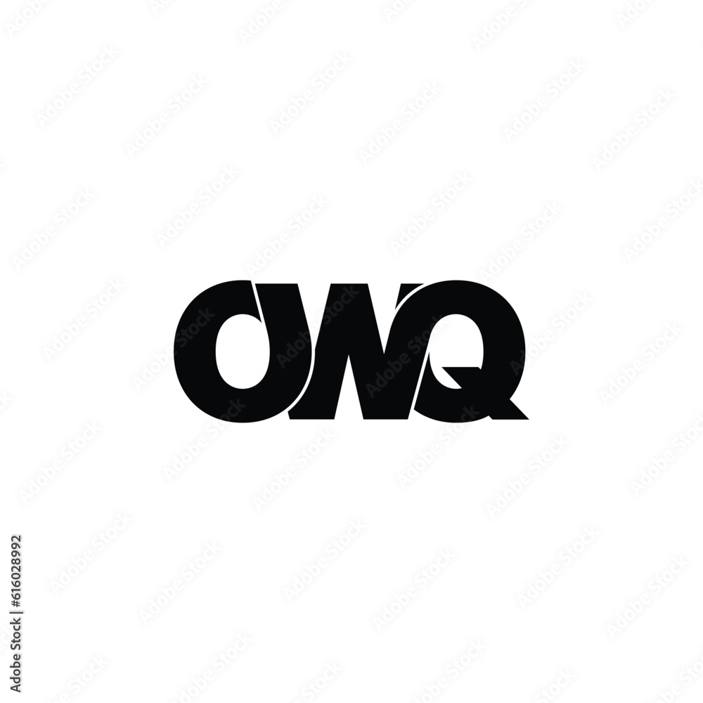 OWQ letter monogram logo design vector OWQ letter monogram logo design vector