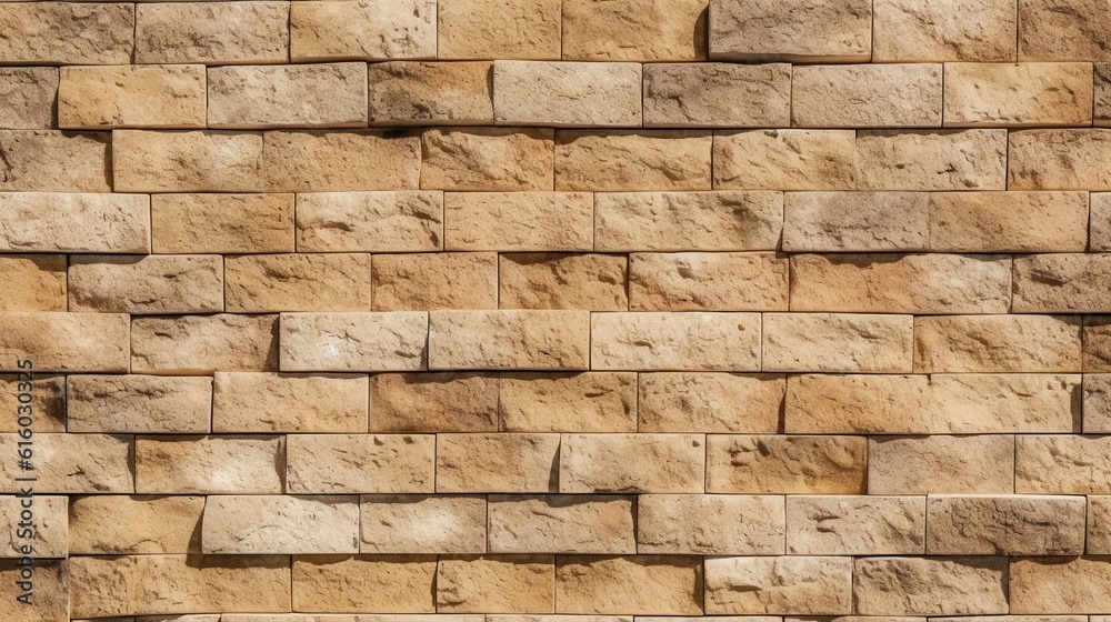 Simple beige brick texture background 