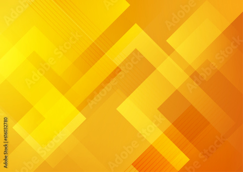 Vector yellow colorful abstract geometric poster design background