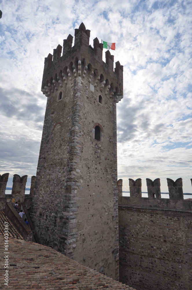 Castello Scaligero transl. Scala Castle in Sirmione Castello Scaligero transl. Scala Castle in Sirmione
