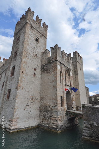 Castello Scaligero transl. Scala Castle in Sirmione photo