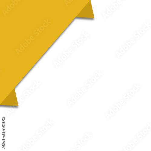 Gold Sale Ribbon. Can be used as a Corner Banner or Label.