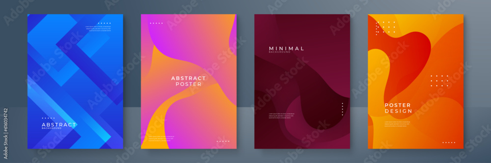 Modern colorful geometric shapes abstract technology background. Vector abstract graphic design banner pattern presentation background web template.