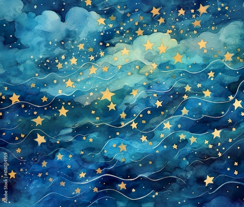 stars in the night sky