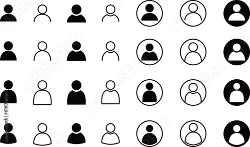 上半身のピクトグラムセット