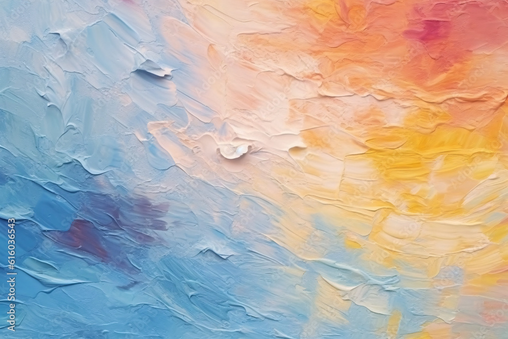 Fototapeta premium abstract oil painting background, abstract impressionist colorful oil painting background