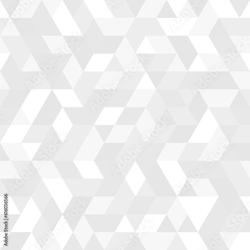 Geometric pattern with light triangles. Geometric modern ornament. Seamless abstract background