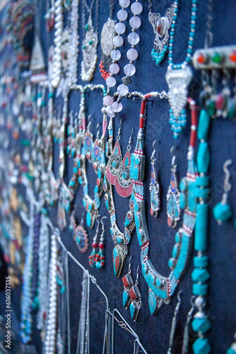 necklace in the uzbek shop