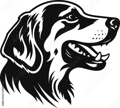 Wallpaper Mural Dog Animal Isolated image illustration Torontodigital.ca