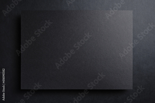 black background on black paper with square