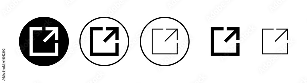 Link icons set. Link vector icon. External link symbol vector icon. Hyperlink symbol Link icons set. Link vector icon. External link symbol vector icon. Hyperlink symbol