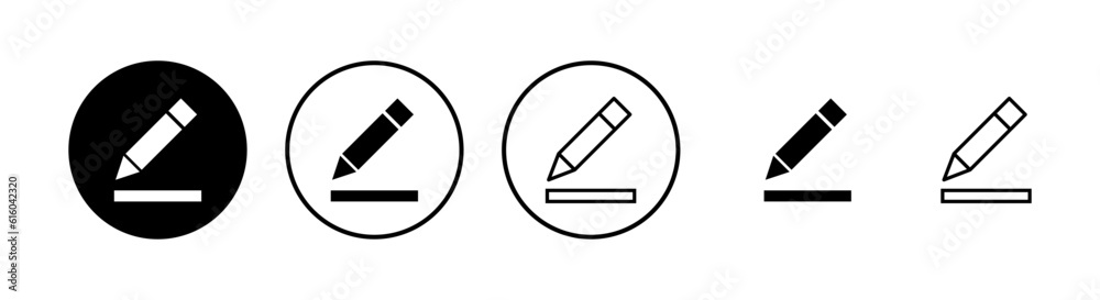 Edit icons set. Pencil icon. sign up Icon vector Edit icons set. Pencil icon. sign up Icon vector