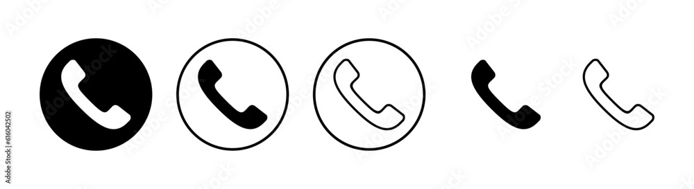 Call icons set. Phone icon vector. mobile phone. telephone icon