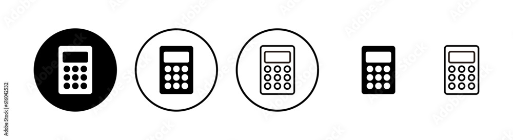 Calculator icons set. Calculator vector icon Calculator icons set. Calculator vector icon
