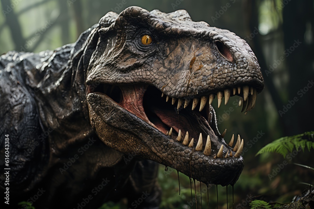 Tyrannosaurus Rex in the jungle Tyrannosaurus Rex in the jungle