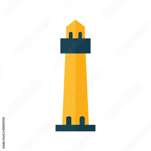illustration of gaming vector light house isolated on white background using vector illustration art