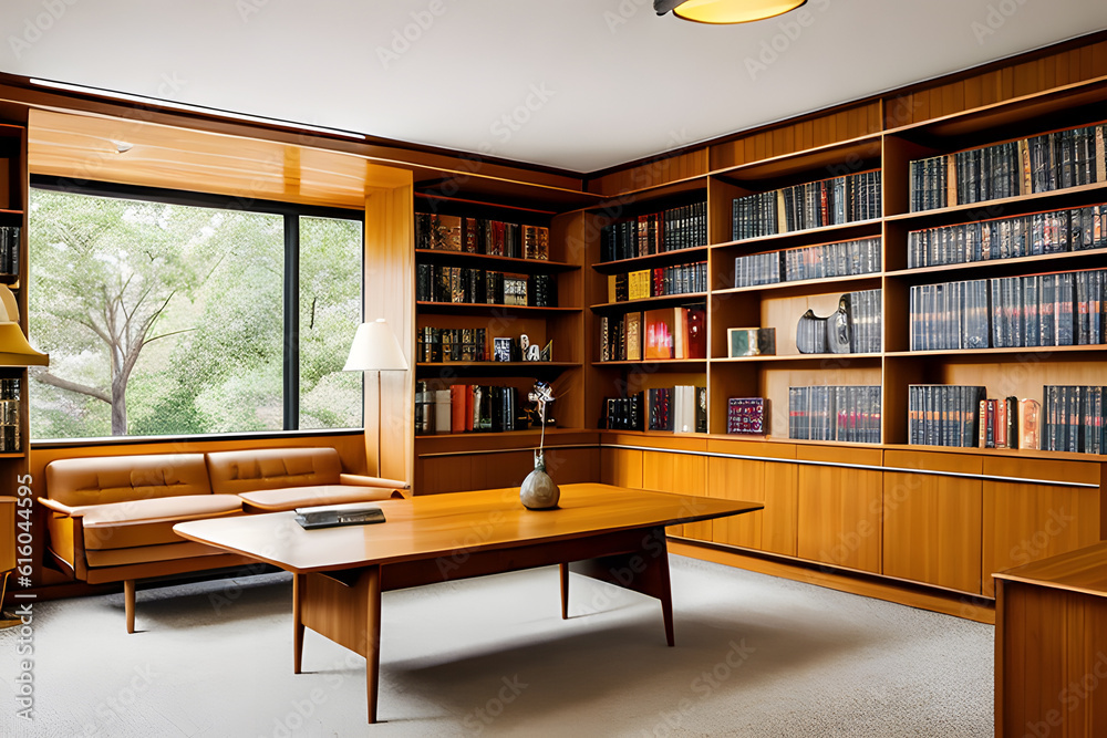 interior of a library