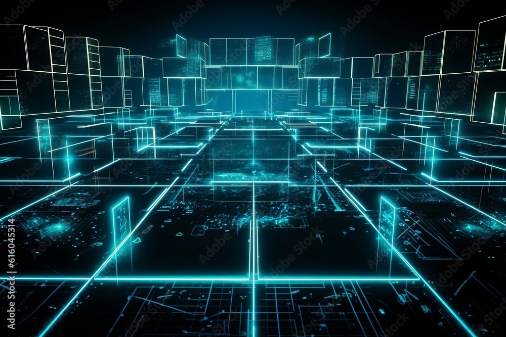 Naklejka premium abstract technology background. 