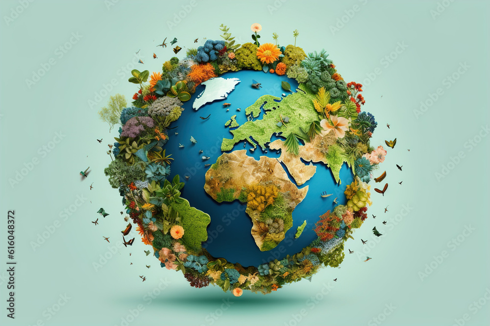 Green Energy Planet. Created by Generative AI Green Energy Planet. Created by Generative AI