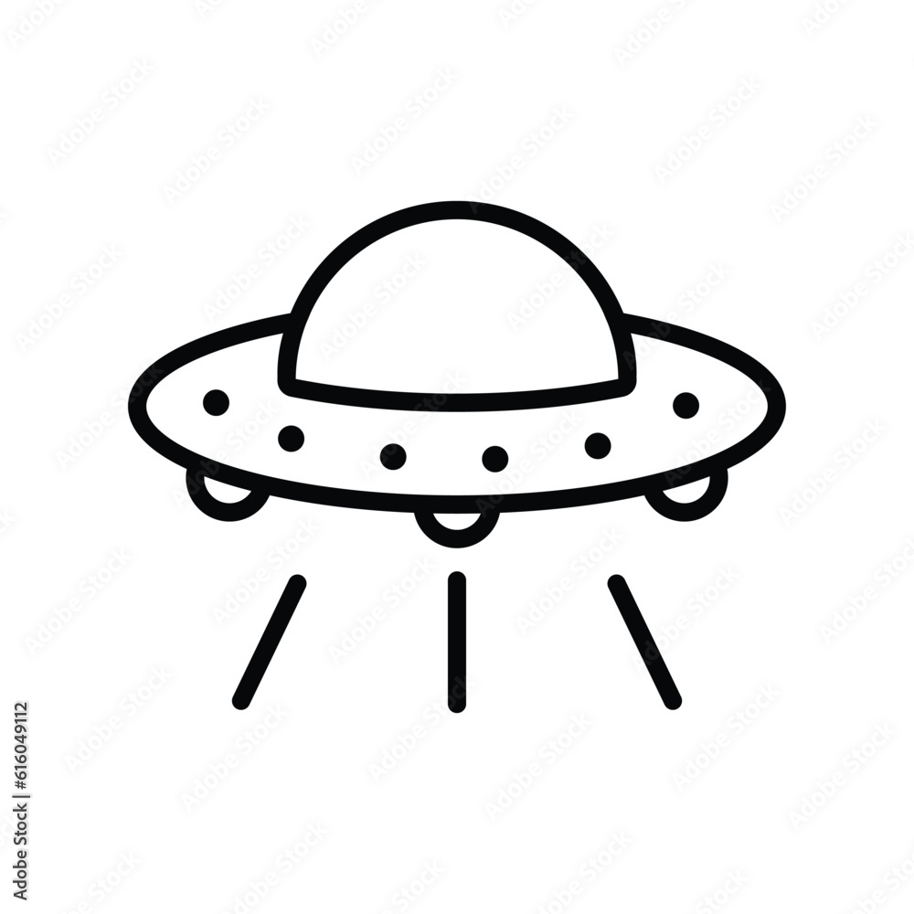 ufo icon vector design template in white background ufo icon vector design template in white background