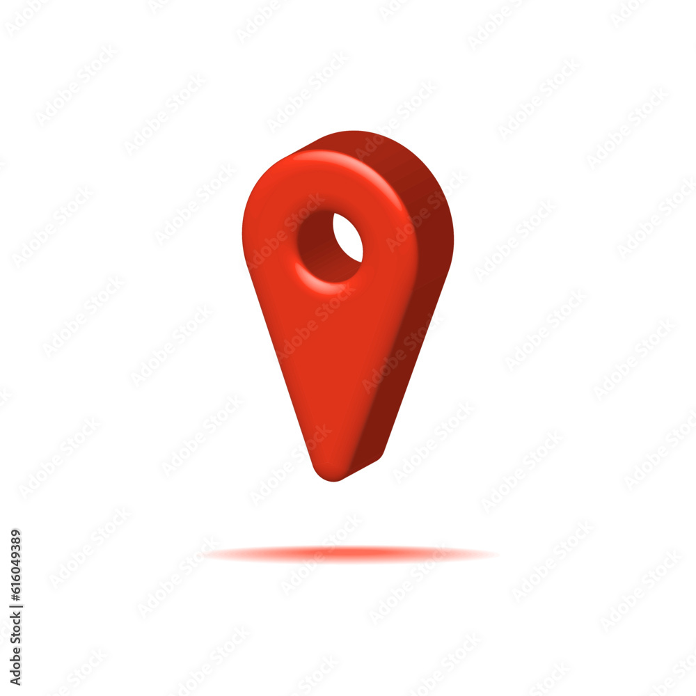3D Realistic Location map pin gps pointer markers vector illustration for destination. 3D Realistic Location map pin gps pointer markers vector illustration for destination.