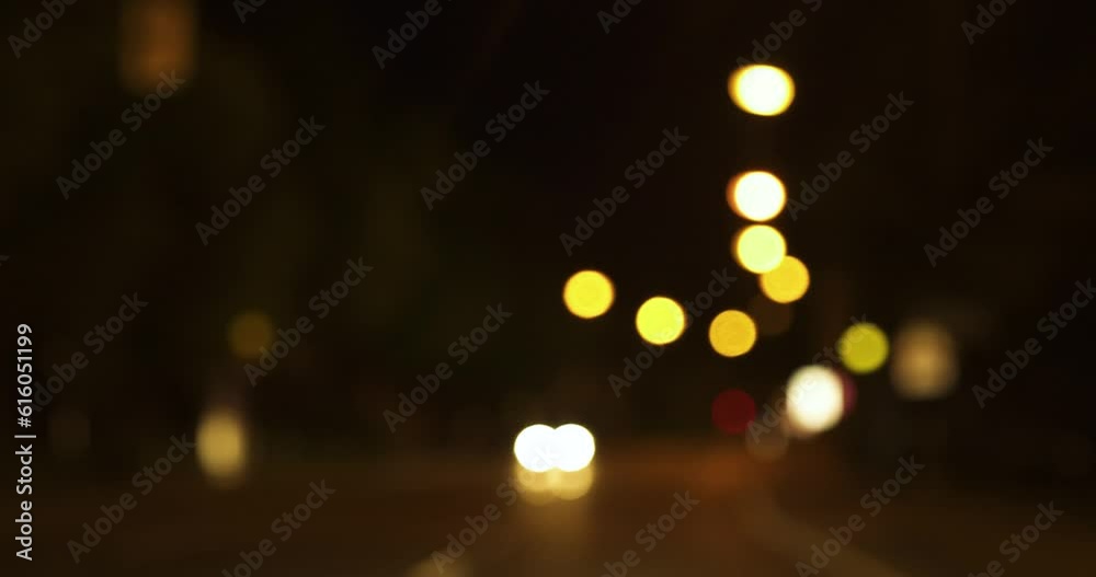 unscharf durch die Nacht