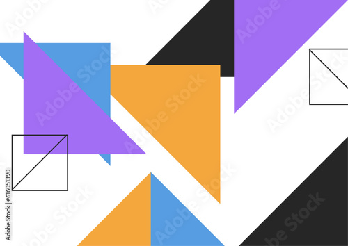 Minimal geometric shapes composition. Futuristic patterns. Vector Illustration Free Download Minimal geometric shapes composition. Futuristic patterns. Vector Illustration - GFXLoad