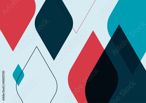 ector colorful geometrical covers with abstract shapes