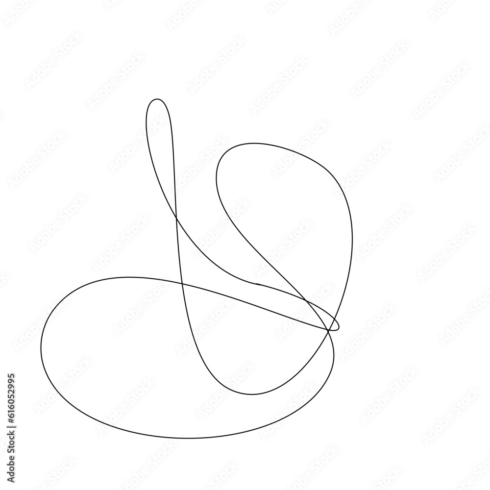 Abstract Squiggles Line Element Abstract Squiggles Line Element