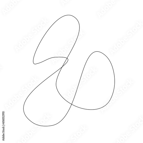 Abstract Squiggles Line Element