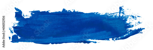 Shiny blue brush watercolor painting isolated on transparent background. watercolor png